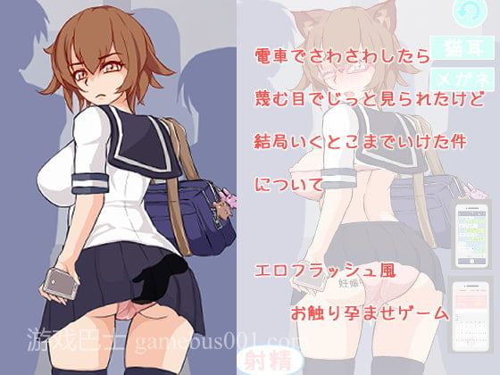 【2D/汉化/全动态】电车上的JK鄙夷的看着我为所欲为！精翻汉化版【新汉化/300M】