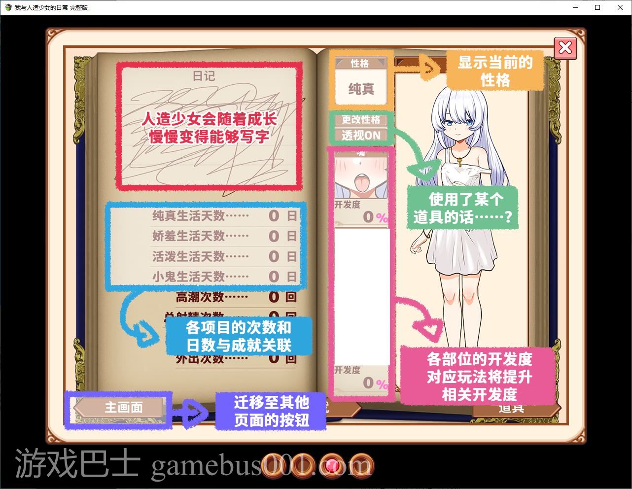 【养成SLG/中文】我与人造少女的日常 官中步兵版【新作/1G】