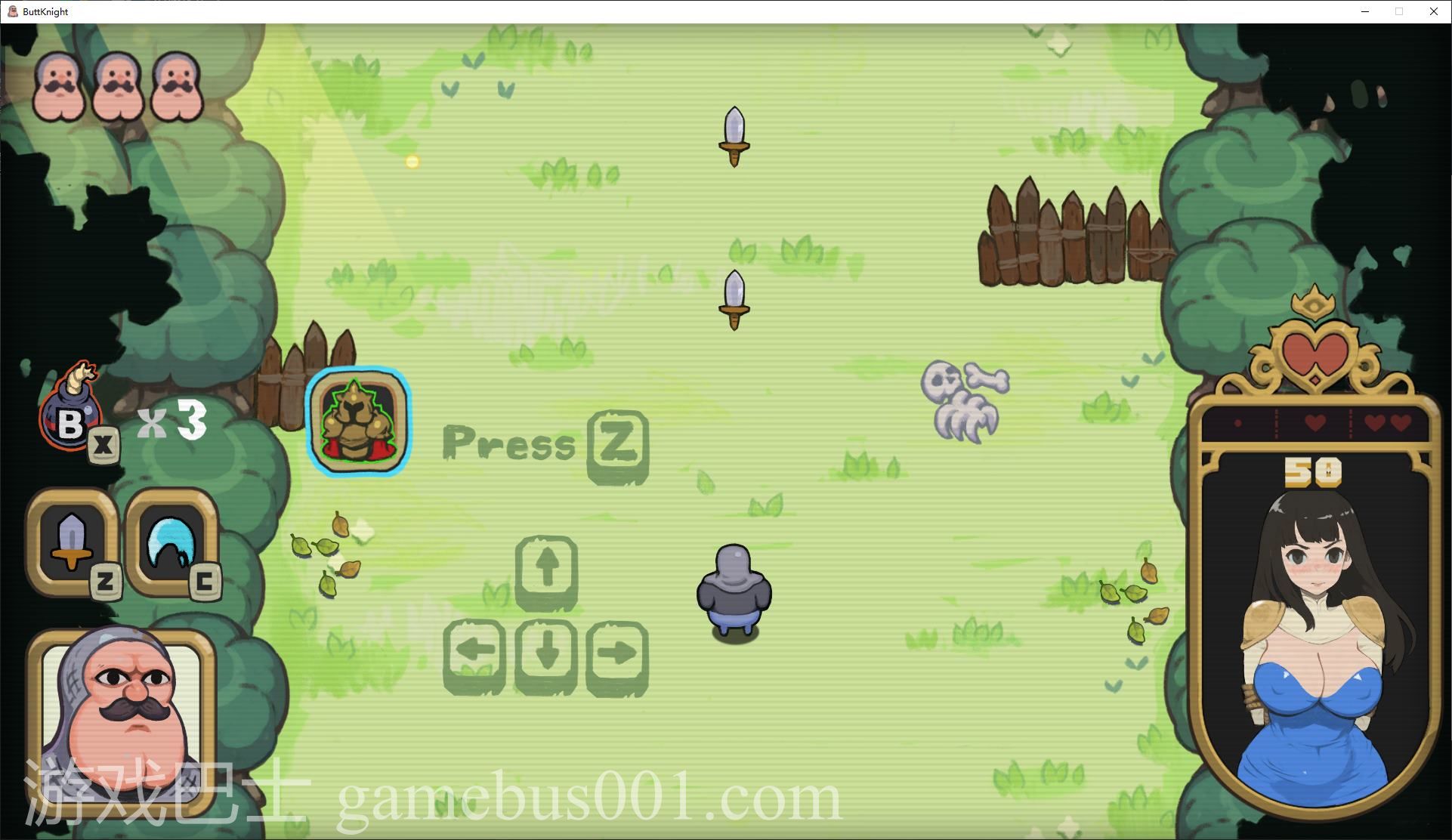 【欧美ACT/中文/动态】ButtKnight steam步兵中文版【新作/2.2G】
