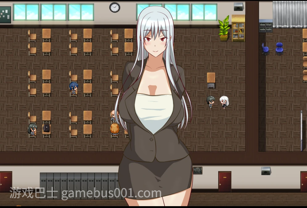 【日系RPG/白毛/AI汉化】把老师当成人偶对待【PC+安卓/965m】