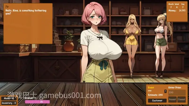 [模拟经营SLG/中文/2D步兵/PC] 典当的乐趣/Pawn Pleasure Ver0.4.13 [600M]
