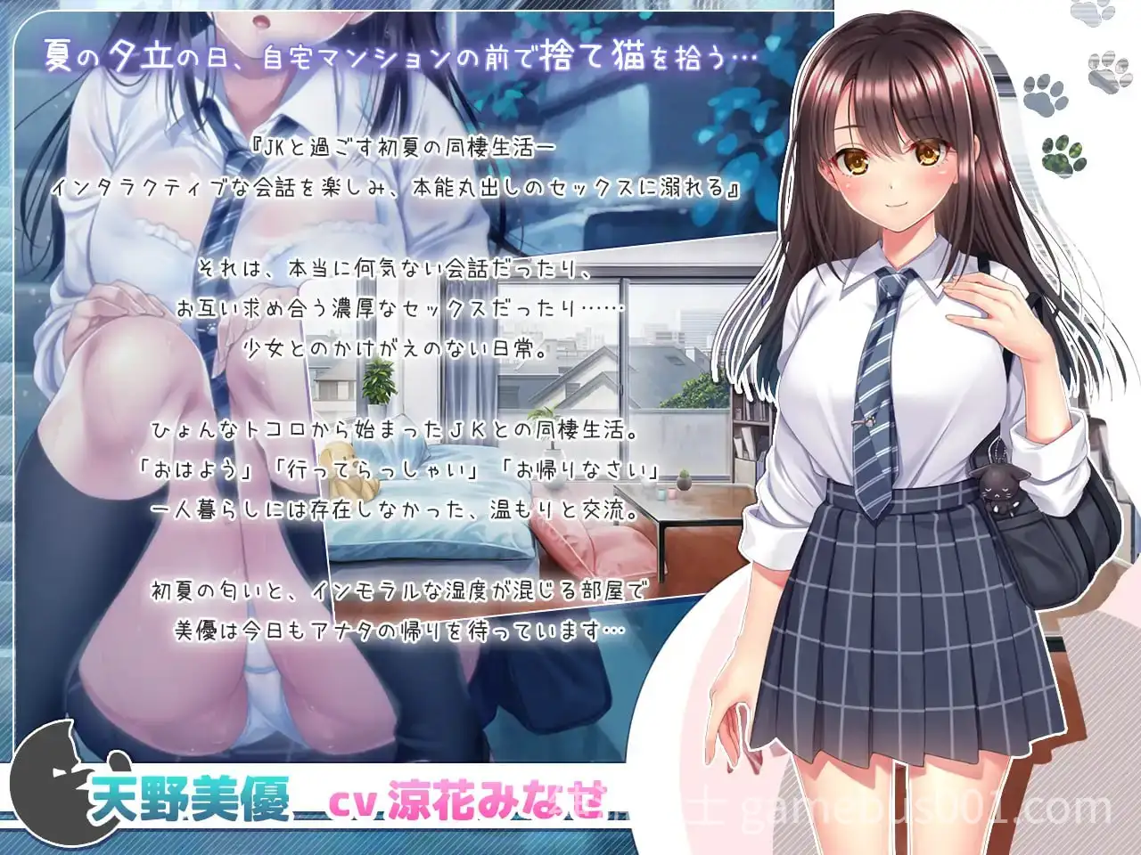 [日式SLG/互动养成] 与流浪猫少女的生活 野良猫少女との生活 CAT Girl Sweet Days ver1.10 AI汉化版+全回想存档