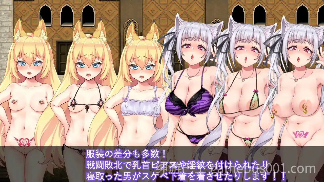 【爆款RPG/官中/NTR/羞辱/怀孕/PC+安卓】兽耳少女才不会背叛呢 獣耳乙女は裏切らない Ver1.03 STEAM官方中文步兵版【3.14G】