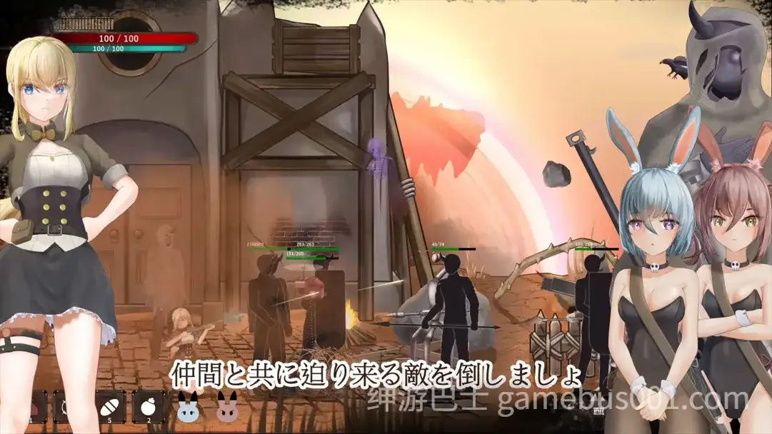 【日系ACT/官中/全动态】毁灭之地的女王 滅びた地の女王 官方中文版【262M】