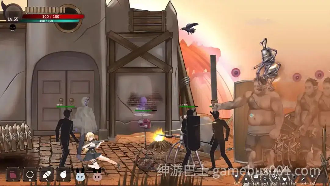 【日系ACT/官中/全动态】毁灭之地的女王 滅びた地の女王 官方中文版【262M】