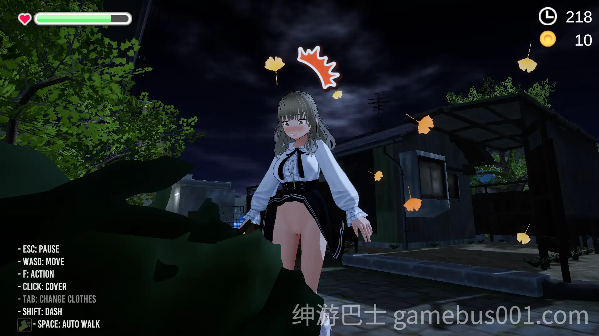 全裸夜归~草薙凪沙的归家之路~ 全裸帰宅～草薙なぎさは帰りたい～ v2.0-游戏截图2