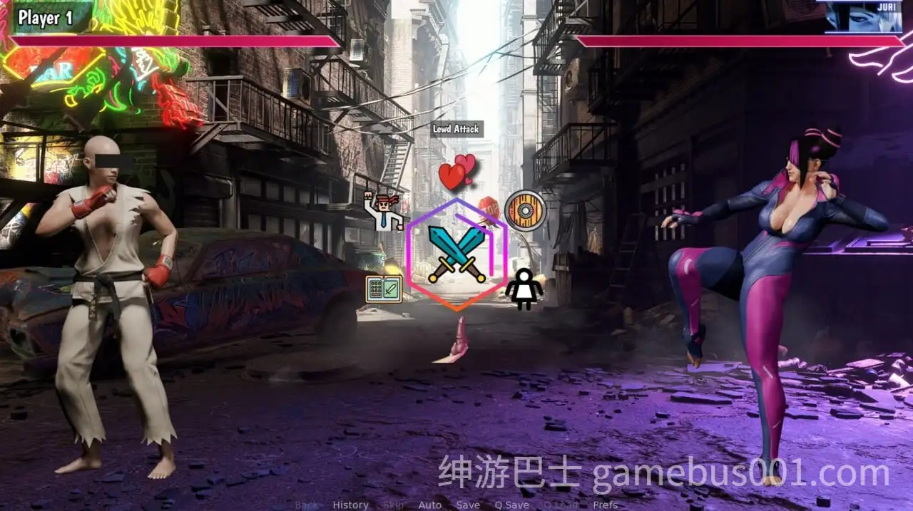 【SLG/动态/同人】街头斗士成人游乐场战斗0.9 【安卓+PC】-游戏截图2