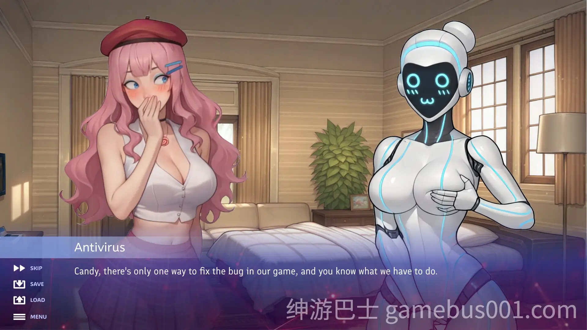 【互动SLG/步兵】我的专属伴侣：请与我连接 Waifu by Myside Patch Me In 官方中文步兵版-游戏截图1