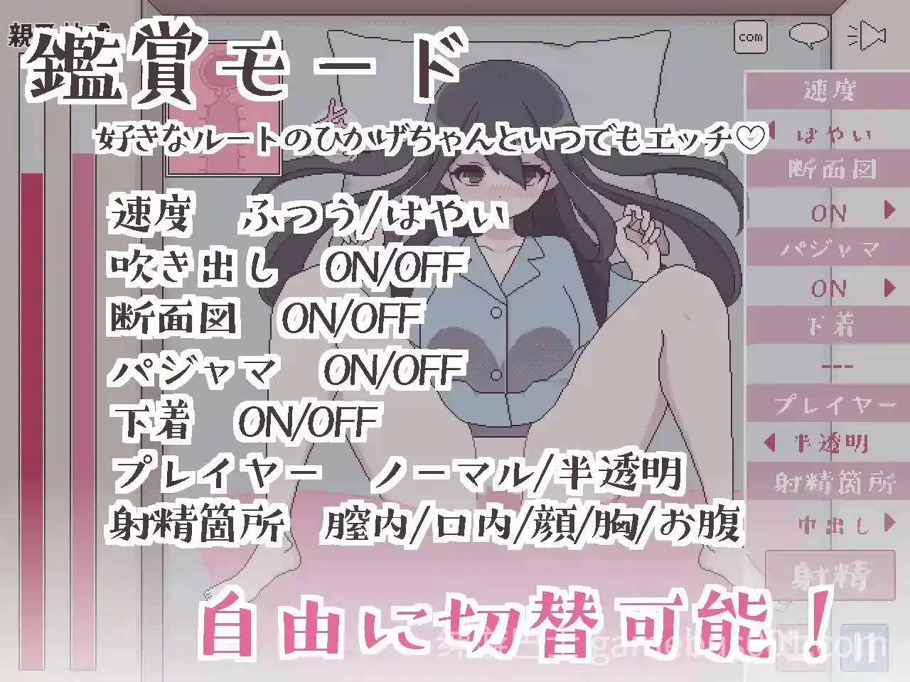 ［SLG/像素］肮脏房间的公主 ~康复或腐败 H 模拟～汚部屋の姫 ～更生or堕落hシミュレーション～［PC+安卓］-游戏截图0