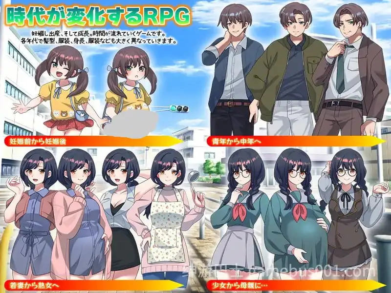 【RPG/背德】俺の妊娠家系図 妻と娘…孫娘まで俺の精子で妊娠させる！-游戏截图3