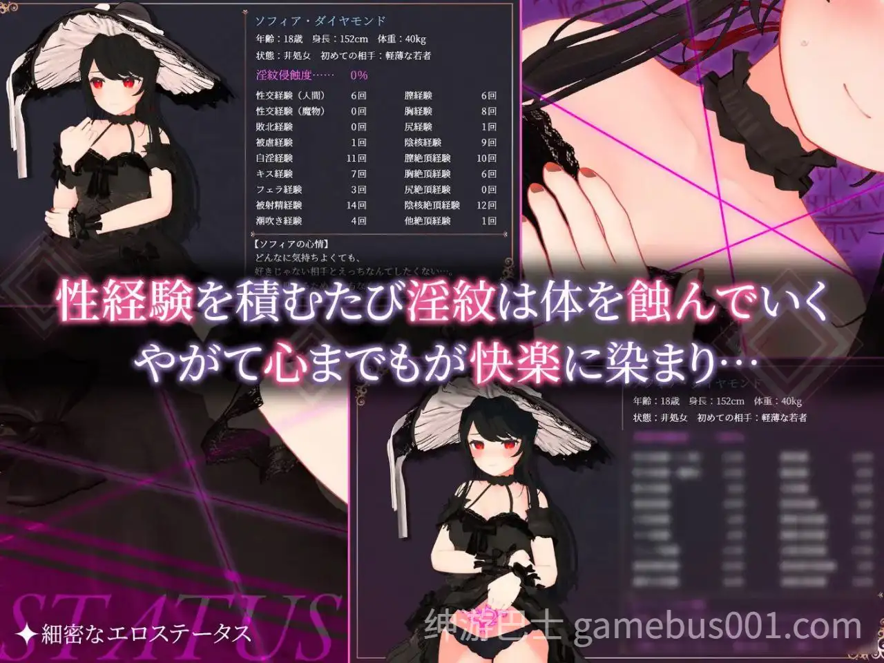 【RPG/动态】索菲亚与巴比伦的淫纹 / ソフィアとバビロンの淫紋~孤高なる天才魔導士の堕落~-游戏截图2