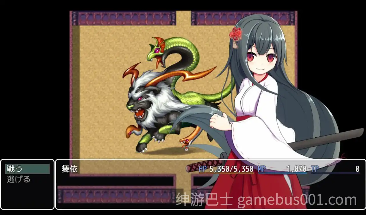 【RPG/机翻】最强巫女战斗 / さいきょうみこさんバトル【PC+安卓】-游戏截图0