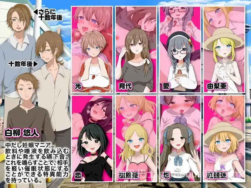 【RPG/后宫】妈妈、女儿甚至孙女！我要用我的精子让这个镇上所有的女人都怀上我的孩子【PC+安卓】-游戏截图3