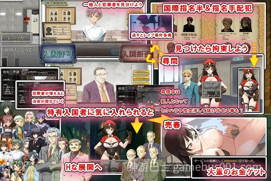 【SLG/动态】Rapers, Please-游戏截图0