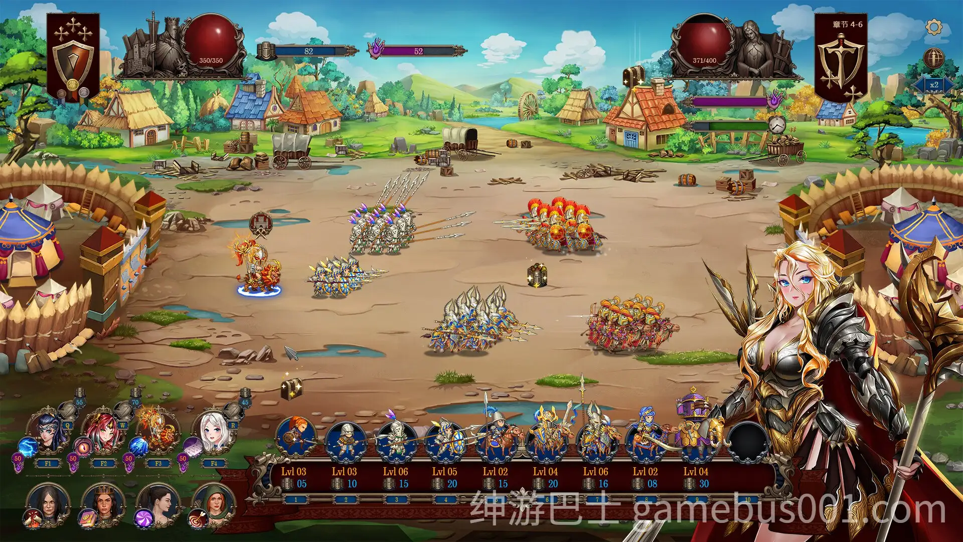 【塔防SLG】爱与战争：机会英雄2 / Love n War: Hero by Chance 2-游戏截图0