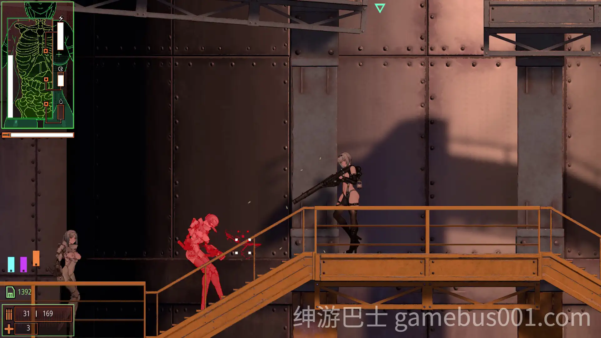 青色大脑 CYAN BRAIN シアンブレイン Ver1.1.3 官方中文步兵版+存档 | 动态2D科幻动作射击游戏-游戏截图5