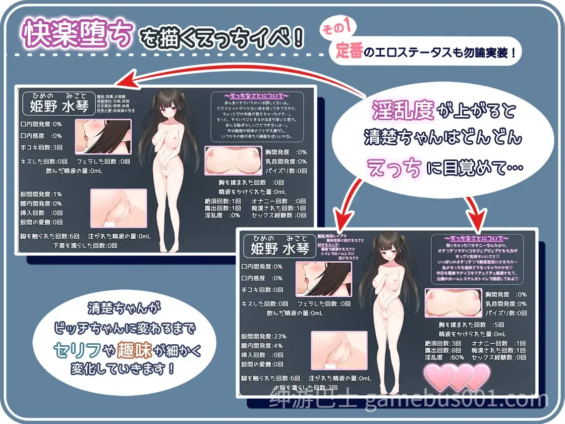 清纯少女的性骚扰卖淫活动 汉化版 | PC+安卓-游戏截图2