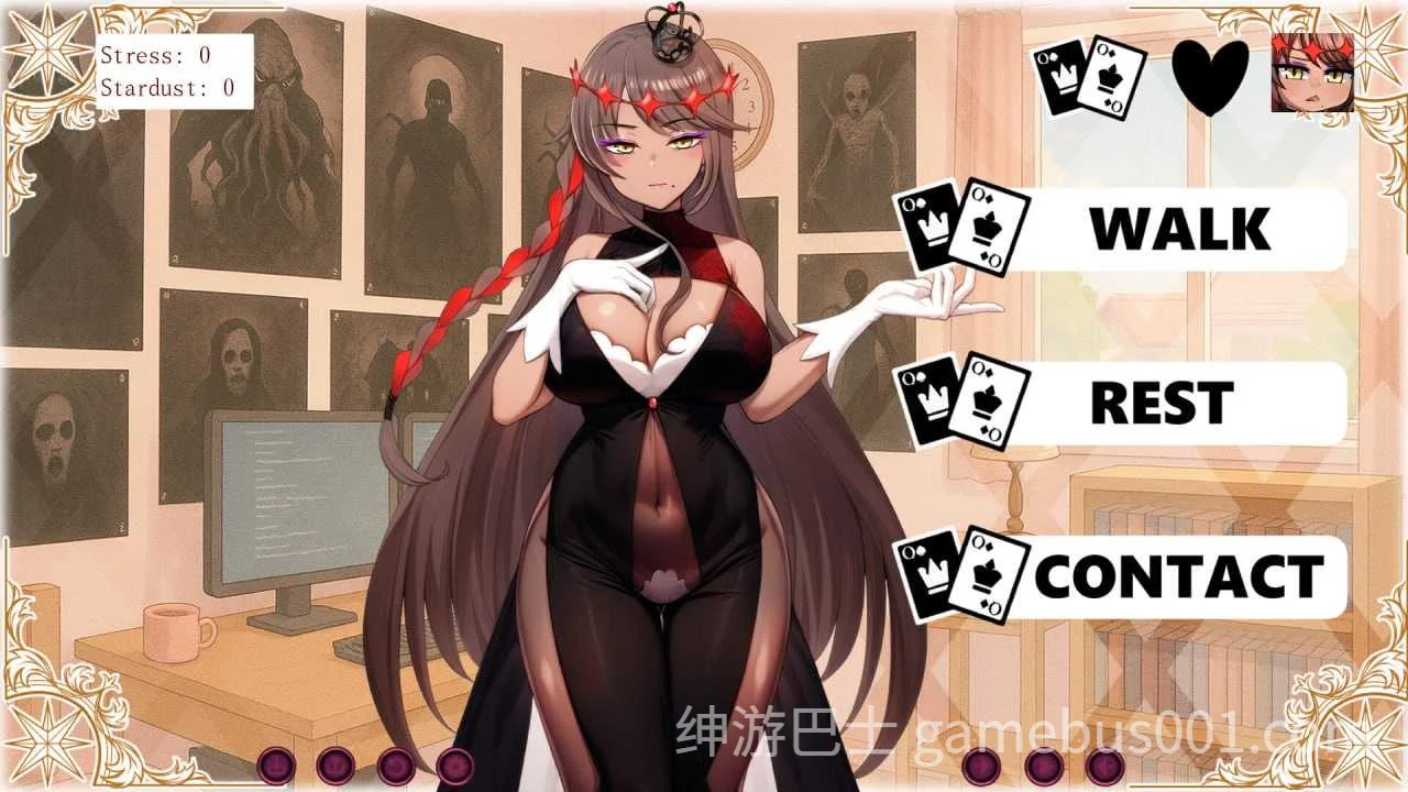 每天都跟召唤出的克苏鲁少女玩桌游 官中步兵版-游戏截图2