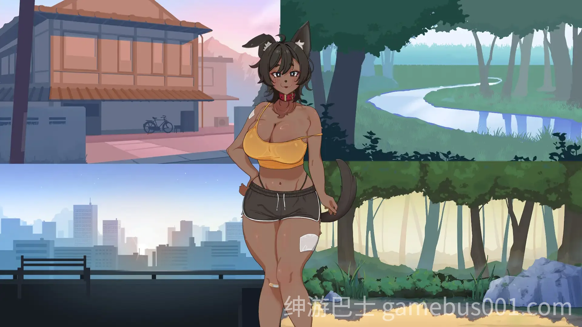 田舎で謎のお姉さんとエッチ三昧!! ～童貞ショタと犬系獣人のお話 官方中文版-游戏截图1