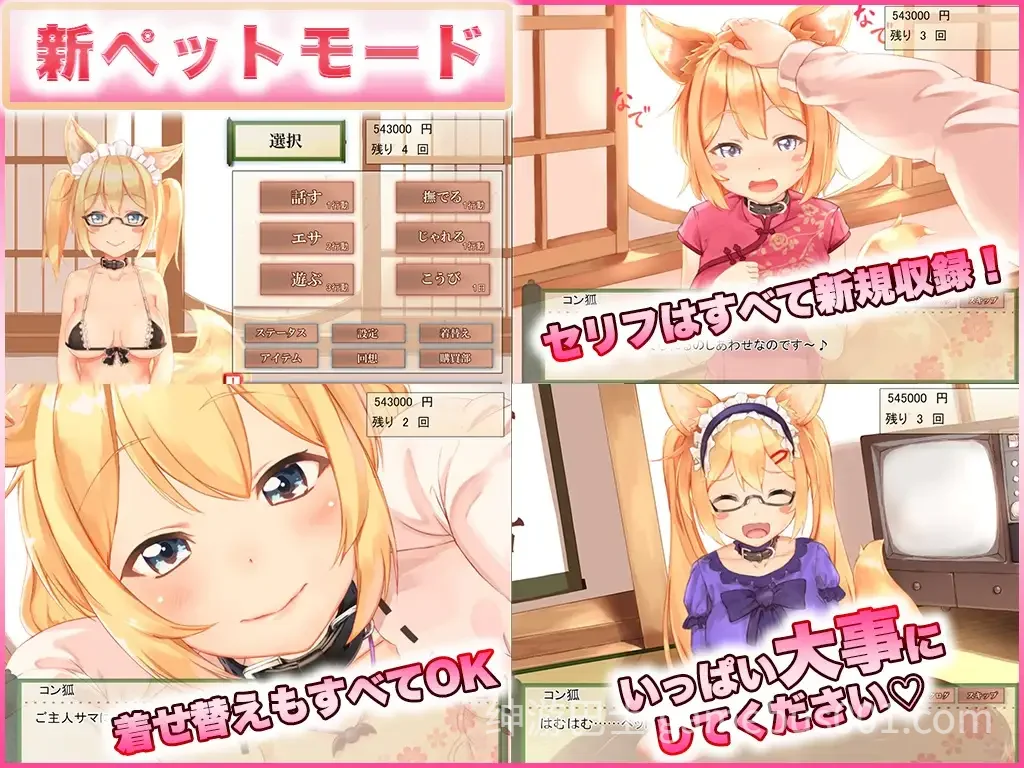 我与空狐的日常+ コン狐との日常+ v1.5 官方中文版-游戏截图9