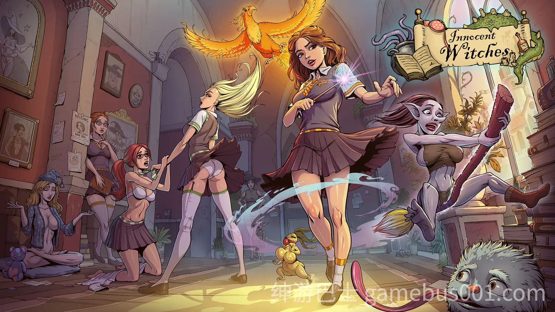调教赫敏2：无辜女巫 Innocent Witches 2 官方中文版 哈利波特同人H游戏 | PC+安卓-游戏截图0